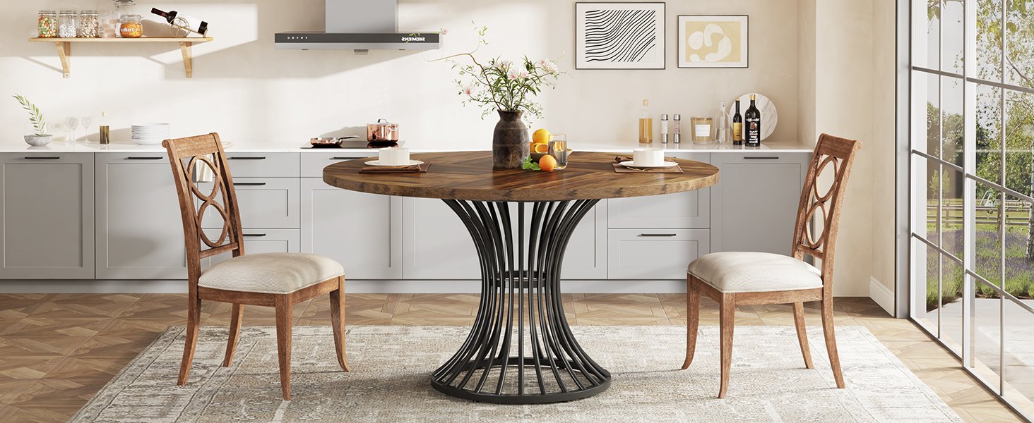 round dining table