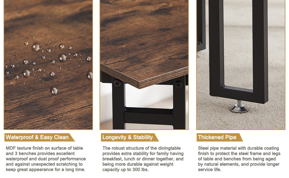 kitchen table set for 4