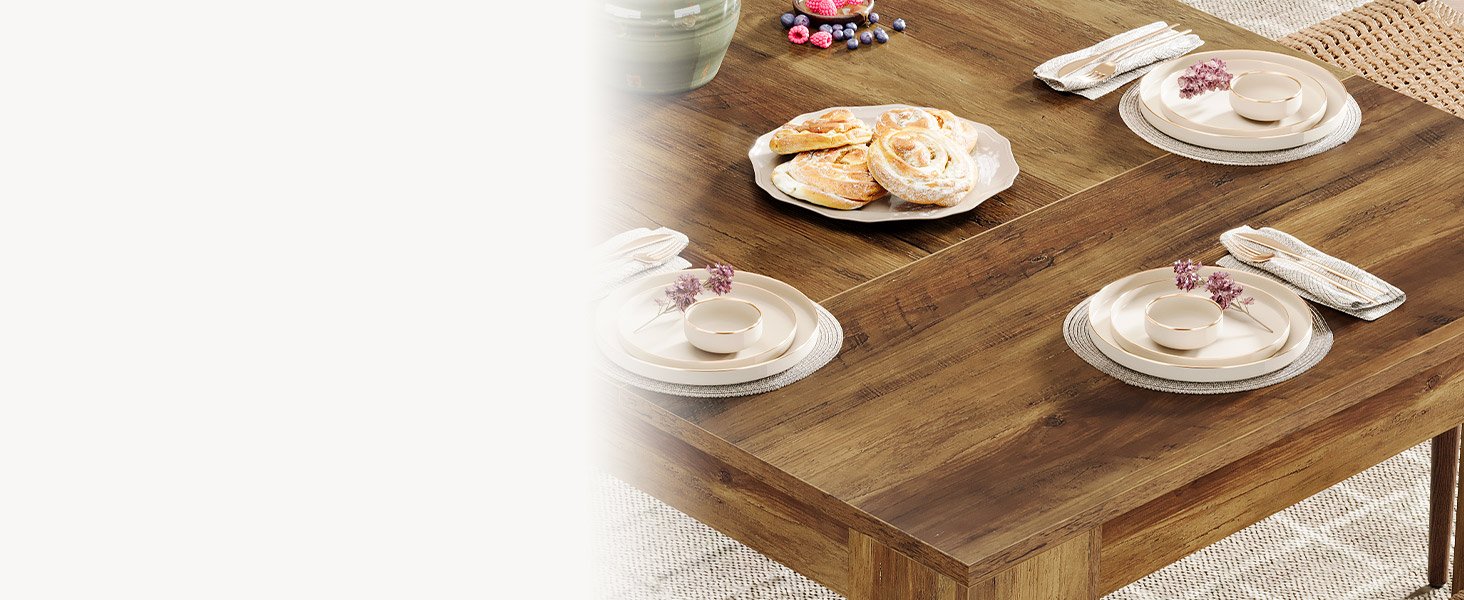 wood dining room table